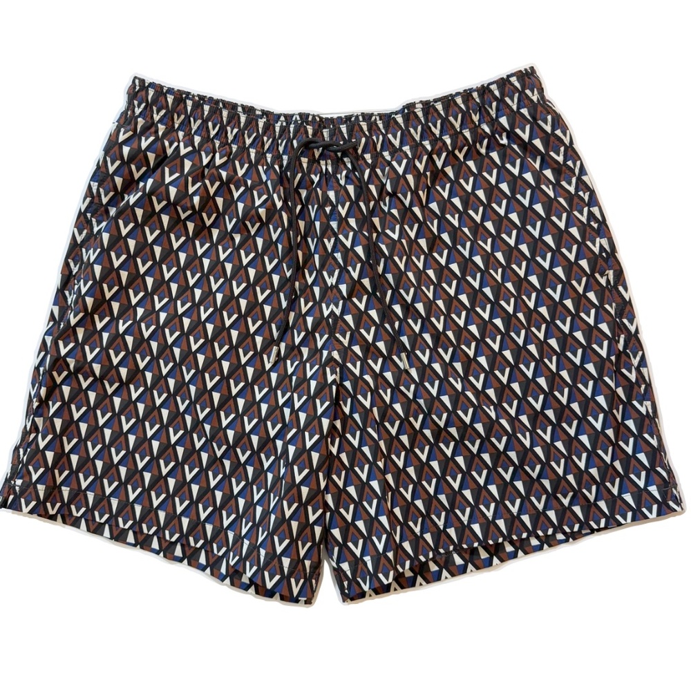 Express Swim Trunks Geometric Print Size XL